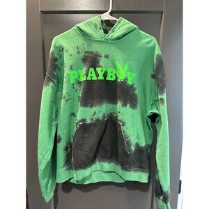 COPY - Mens PLAYBOY Hoodie Green Size M